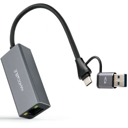 Adaptador USB Macho + USB Tipo-C Macho